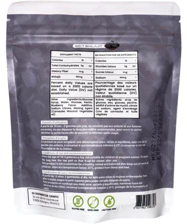 Gummies Shilajit Pur Bio Shilajit Himalaya Boost m tabolisme Libido et Energie Acide Fulvique Soutien Immunitaire pour hommes et femmes compl ment alimentaire 100% Naturel - Buy Online on GoSupps.com