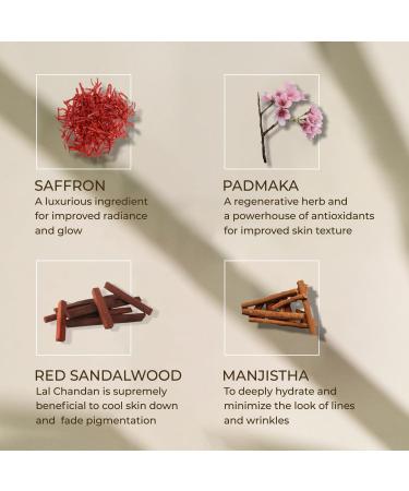 Kumkumadi Gel - Saffron Infused Moisturizer for Dull Skin | Hydrating & Illuminating Face Cream for All Skin Types | 3.53 Oz/100g - Buy Online on GoSupps.com