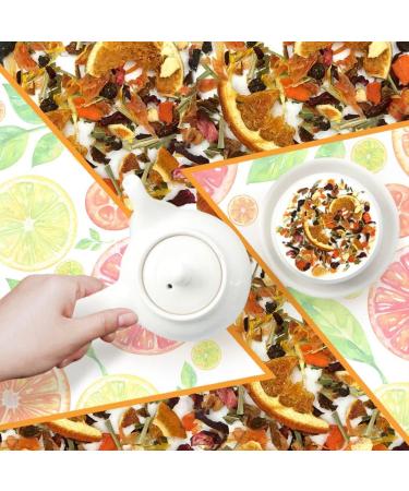 Plant Gift Citrus Grapefruit Herbal Tea All Natural Flavors Loose Leaf White Roselle Lemongrass Blueberries Apples Peppermint Non GMO Vegan Tea Bags Into Iced Tea & Hot Tea 70G/2.5oz - Buy Online on GoSupps.com