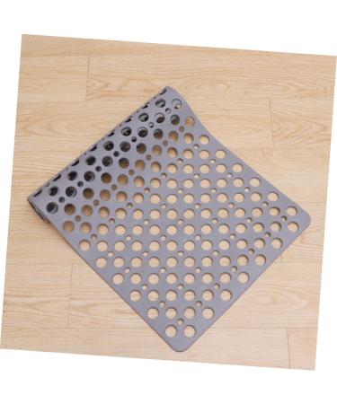 Alipis 1pc Bath Mats for Tub Floor+mats+for+Home Suction Bathroom Mat Bathtub Mat Carpet Sucker Square Grey 75*43cm - Buy Online on GoSupps.com