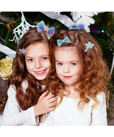 AMOR PRESENT Snowflake Hair Clips - Frozen Hair Accessories for Girls - Buy Online on GoSupps.com
