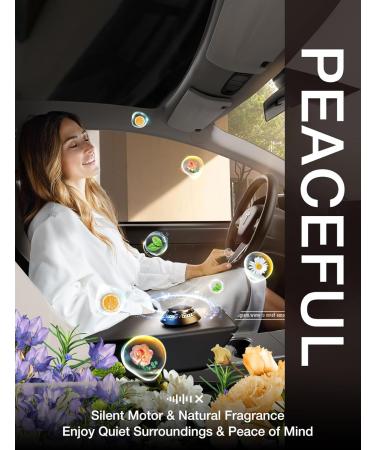 TORRAS 2024 Solar-Powered Car Air Freshener Diffuser | Eco-Friendly Essential Oils & Plant Extracts | Quiet & Stylish Car Accessory - Buy Online on GoSupps.com