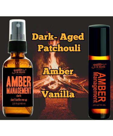 Frankie & Myrrh Amber Management Spray and Roll-On Combo for Daily Frustrations | Patchouli Amber Vanilla Aromatherapy Freshwater Perfume 2 fl. oz. - Buy Online on GoSupps.com