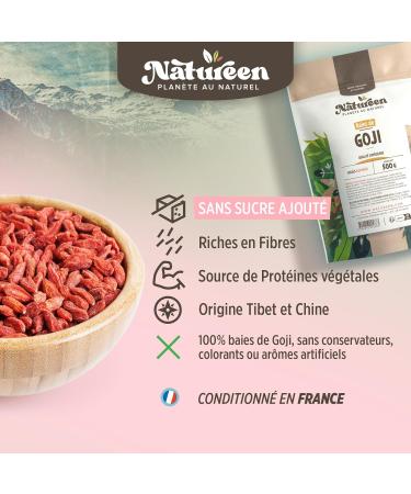 Baies de Goji 500 g - Greenfood - Buy Online on GoSupps.com