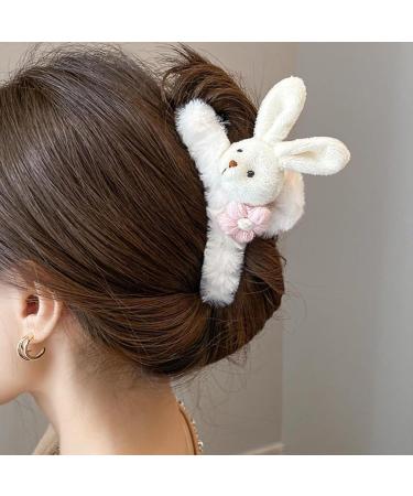 Bear Hair Claw Clips Large Hairpin Cute Hair Holder Clamp Half Bun Styling Accessories For Long Thin Thick Curly Hair Hair Claws For Shower Sports Prom Shopping Dating Ngumms - Buy Online on GoSupps.com