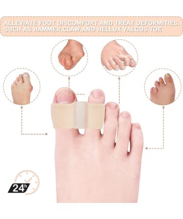 12 Pack Toe Spacers for Overlapping Toes - Toe Separators for Bunion and Hammertoe Straightening - Buy Online on GoSupps.com