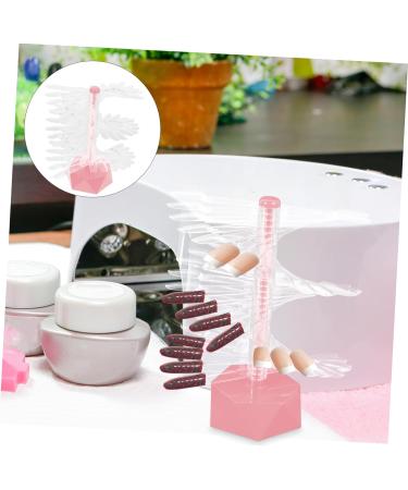minkissy Spiral Nail Color Display Stand Nail Display Stand Holder Spiral Nail Practice Holder Nail Sample Sticks Nail Practice Stand Nail Tips Display Stand Decorate Acrylic Modeling 6.2x6.2cm Pink - Buy Online on GoSupps.com