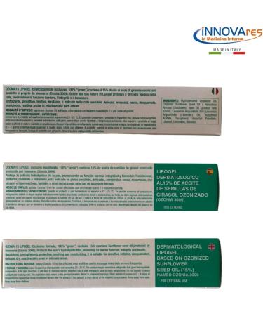 INNOVARES Ozonia 15 Dermatological Ozone Lipogel - Skin Protective Action Soothing and Moisturizing Cream - Dry Sensitive Hyperactive Skin - 35 ml - Buy Online on GoSupps.com