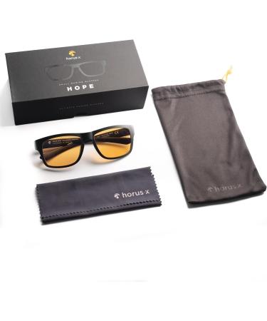 Horus X Kids Blue Light Blocking Gaming Glasses - Professional Filter for Computer Screens (Games TV Smartphones) - Hope Amber - Buy Online on GoSupps.com