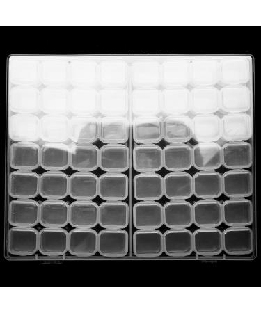 Vadillo 2X 56 Grid Storage Tool Diy Removable Clear Plastic Organizer Nail Art Rhinestone - Buy Online on GoSupps.com