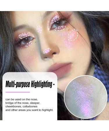ALICE Glitter Eyeshadow - Korean Makeup - Chameleon Metallic - 24H Long Lasting - Vegan Loose Glitter Powder (Aurora Bicolor Pink S20) - Buy Online on GoSupps.com