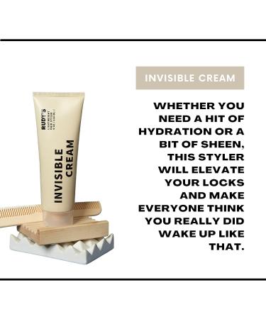 RUDY'S Invisible Cream | Frizz Control & Smoothing Hair Styler | Paraben-Free | 1 oz (Pack of 1) - Buy Online on GoSupps.com