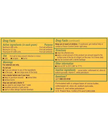 Johnson & Johnson Neosporin Antibiotic Ointment - 23769 Yellow | Top Healing Formula - Buy Online on GoSupps.com