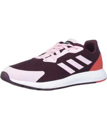 adidas Women's Sooraj Track and Field Shoe 5.5 Standard US Width US Maroon/Clear Pink/Active Red