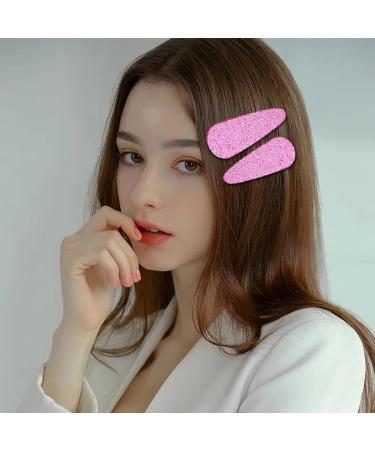 12Pcs Snap Hair Clips - Jaqakid 3 Inch Metal Barrettes in 6 Assorted Colors - No Slip Cute Solid Candy Color Hair Accessories for Girls, Women, Kids, Teens, Toddlers - Buy Online on GoSupps.com