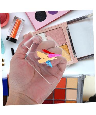  FRCOLOR FRCOLOR 10 Piece Transparent Acrylic Makeup Mixing Palette Compact Handy Foundation Tray for Precise Color Mixing Nail Art Lightweight Easy to Clean - Buy Online on GoSupps.com