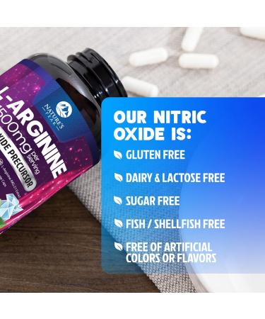 L-Arginine Complex 1500mg - 3X Strength L-Agrinine & L-Citrulline Supplement - Premium Heart Health & Muscle Supporting Nitric Oxide Booster & Energy Blend - for Men & Women Bottled USA - 120 Capsules 120 Count (Pack of 1) - Buy Online on GoSupps.com