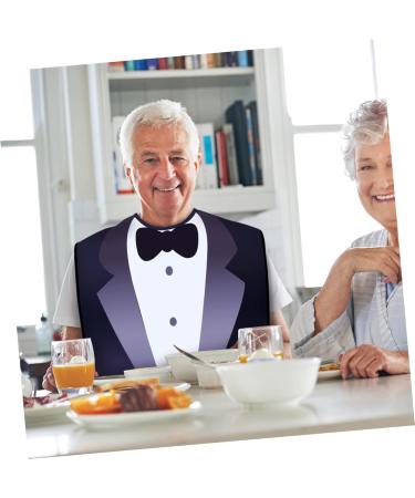 8 Pcs Bib Food Apron Old Man Costume Elderly Eating Cloth Adult Smock Clothes for Men Seniors Mealtime Clothing Protector Washable Polyester Protective Equipment Baby/202 - Buy Online on GoSupps.com