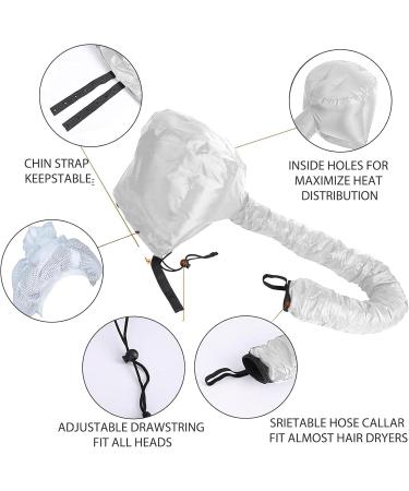 Premium Dry Hoods for Hair Dryers - Diffuser Cap for Curly Hair & Plopping - Perfect for Effortless Drying & Curls - Buy Online on GoSupps.com