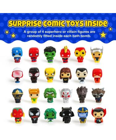 Daisy Encens Bath Bombs for Kids with Superhero Toy Surprises - Natural, Moisturizing Fizzies - Gift for Girls & Boys - Buy Online on GoSupps.com