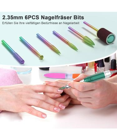 Electric Nail File - 35000 RPM Nail Miller 6-in-1 Manicure Set with LED Display for Gel & Acrylic Nails | Safe for Beginners & Professionals - Buy Online on GoSupps.com