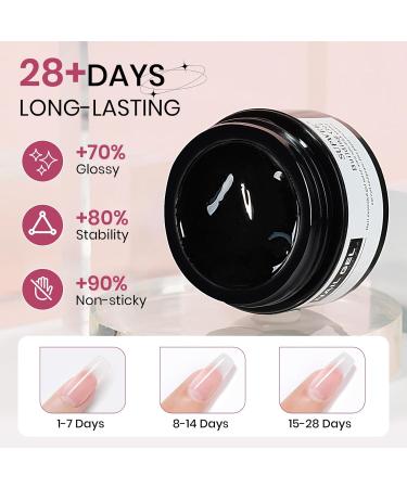  SUPWEE Solid Builder Nail Gel Kit Clear and White Multifunctional 3D for Nail Art Rhinestones Nail Glue for Home Use - Buy Online on GoSupps.com