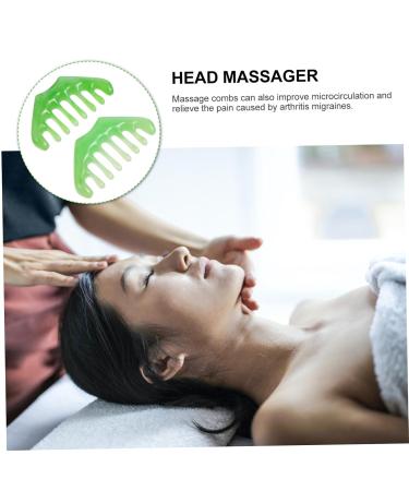 Beaupretty 2-in-1 Massage Comb & Scalp Brush - Multifunctional Meridian Tool for Facial & Scalp Massage - Buy Online on GoSupps.com