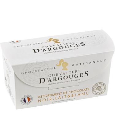 Chevaliers d'Argouges - Assortment of chocolates black milk white - Ballotin tasting - 175g - Buy Online on GoSupps.com