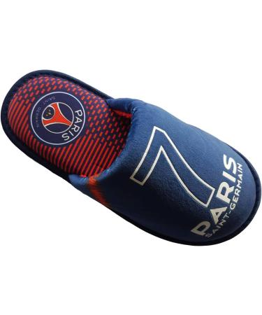 Buy PSG Slippers Official Collection | Paris Saint Germain 46 EU Blue - International Shipping Available - Buy Online on GoSupps.com