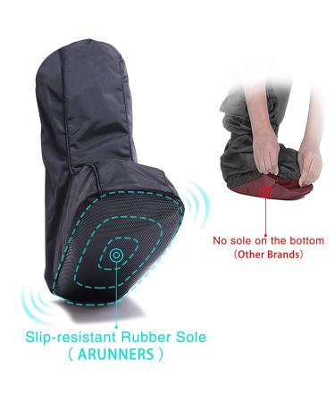 ARUNNERS Walking Boot Cover for Medical Brace - Black Tall Medium with Hook Loop - Buy Online on GoSupps.com