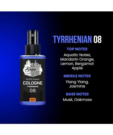 the shave factory After Shave Cologne Series (08 Tyrrhenian 50ml (1.69 fl. oz)) 08 Tyrrhenian 1.69 Fl Oz (Pack of 1) - Buy Online on GoSupps.com