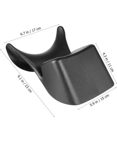 Shampoo Bowl Neck Cushion Shampoo Bed Salon Shampoo Bowl Comfortable Bath Tub Hair Washing Neck Salon Neck Rest Cushion 23x15cm Black - Buy Online on GoSupps.com