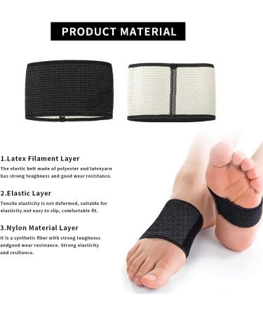 Plantar Fasciitis Relief + Copper Arch Support Brace (1 Pair) | Orthotic Support for Foot Pain, Flat Feet, High Arches | Women's Small Size - Buy Online on GoSupps.com