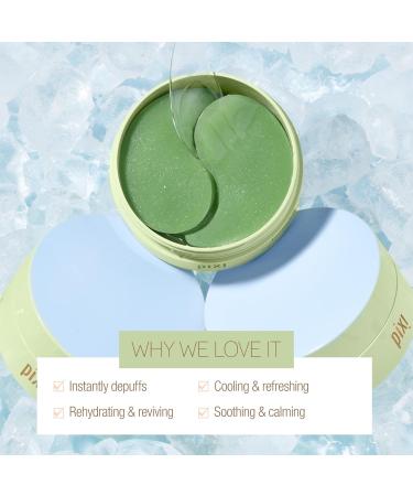 Pixi DetoxifEYE Depuffing Hydrogel Under-Eye Patches with Hyaluronic Acid, Gold & Caffeine - Hydrating Eye Treatment - Buy Online on GoSupps.com