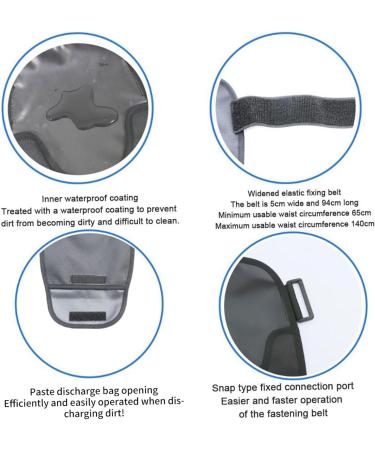 Ostomy Bag Covers - Waterproof Colostomy Ileostomy Urostomy Pouch with Adjustable Elastic Belt - 31x18.5cm | International Shipping - Buy Online on GoSupps.com