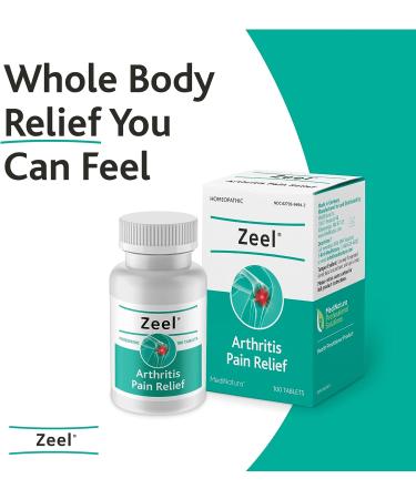 Zeel Homeopathic Joint Pain Relief - Arnica + 14 Natural Ingredients - 100 Tablets - Buy Online on GoSupps.com