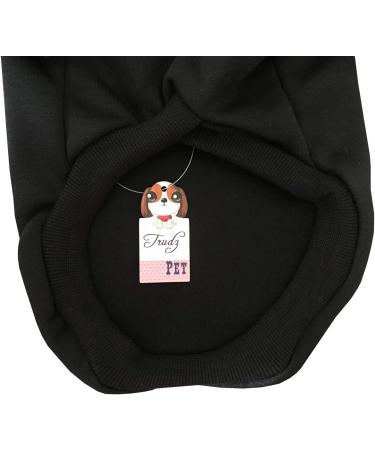 Warm Dog Hoodie - Fleece Sweater for Small Medium & Large Dogs | Love Me Cotton Pulli - Winter Dog Clothing - Black - Buy Online on GoSupps.com