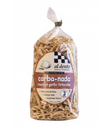 Al Dente Pasta Carba-Nada Roasted Garlic Fettuccine 10 Ounce Bag