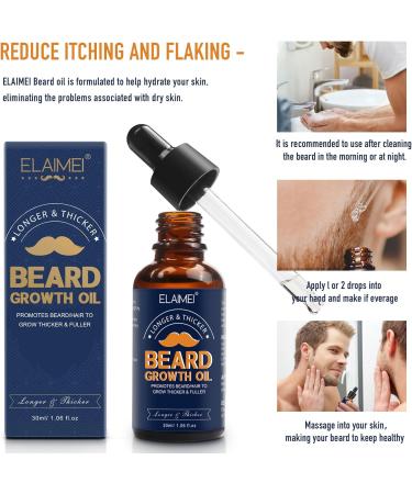 Biotine S Rum Soins Des Barbe Cheveux Croissance Kit Huile Barbe Homme +Dermaroller Microneedling 0.25Mm Paississement Et Renforcement De La Croissance Des Cheveux Et De La Barbe Rouleau 30Ml - Buy Online on GoSupps.com