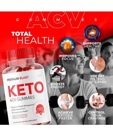 Premium Blast Keto ACV Gummies - Effective 30-Day Supply of Advanced Keto Plus ACV Gummies - Buy Online on GoSupps.com