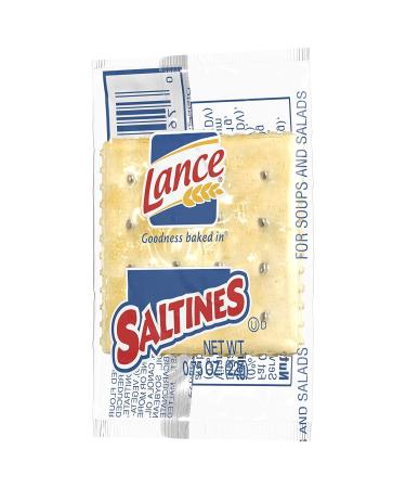 Lance Saltines Crackers - Individual Single Serve Packs - 2 Crackers/pack - 50 Packs - Buy Online on GoSupps.com