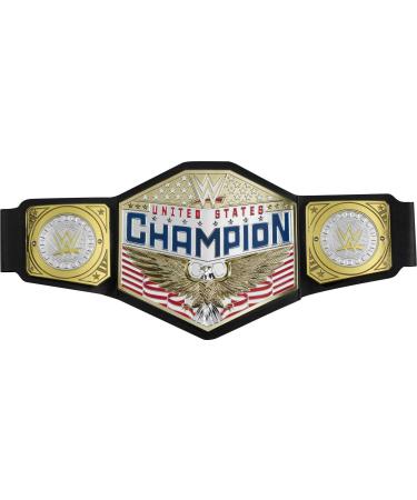 WWE Championship Title Featuring Authentic Styling, Metallic Medallions, Leather-like Belt & Adjustable Feature that Fits Waists of Kids 8 and Up
