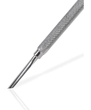 STERLING Professional stainless steel cuticle pusher nail cleaner with double spoon hand polished pusher ST-12480 - Buy Online on GoSupps.com