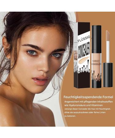  Veeteah Liquid Concealer Blemish Concealer Lightweight Moisturizing Concealer Eye Primer Lasting Liquid Foundation Foundation for Dark Circles - Buy Online on GoSupps.com