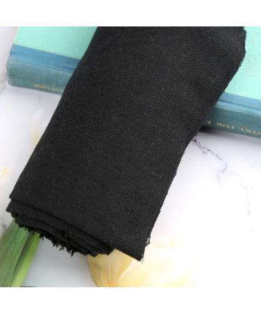 Zxiixz Black Linen Needlework Fabric - Large Size (59 x 19) for Garment & Craft - Cross Stitch Aida Cloth for Embroidery - Black Color - Buy Online on GoSupps.com