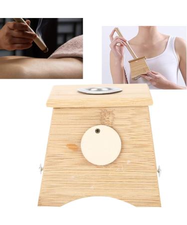 Professional Moxibustion Box - Abrasion-Resistant Bamboo Moxa Roller Holder for Smooth Healthcare Solutions | Lightweight & Multifunctional - Buy Online on GoSupps.com