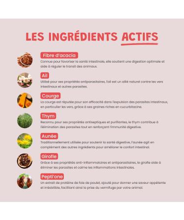 Vermi Protect Natural Dewormer for Dogs and Cats Herbal Antiparasitic Acts Against Worms in Cats and Dogs 60 Tablets Museau & Co Made in France - Buy Online on GoSupps.com