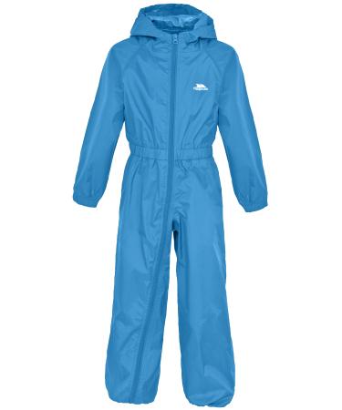 Trespass Children s Unisex Button Rain Suit 18-24 Months Blue (Bleu Cobalt)