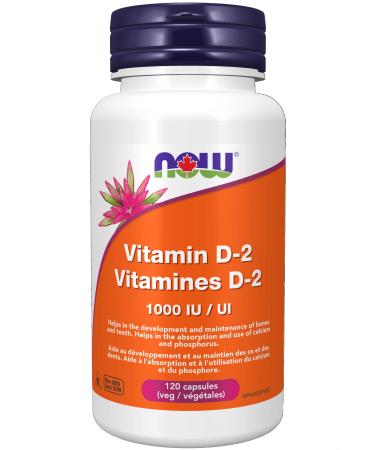 Now Vit D-2 1 000 IU Dry Vegan 120vcap
