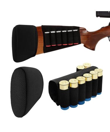 WINTACTICAL Shotgun Recoil Pad Shell Holder: 8 Round Buttstock Ammo Holder Shotgun Accessories for 12 20 Ga